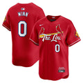 Men's St. Louis Cardinals 2024 City Connect Vapor Premier Limited Jersey - All Stitched - Red, Masyn Winn