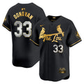 Men's St. Louis Cardinals 2024 City Connect Vapor Premier Limited Jersey - All Stitched - Black Gold, Brendan Donovan