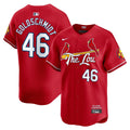 Men's St. Louis Cardinals 2024 City Connect Vapor Premier Limited Jersey - All Stitched - Red, Paul Goldschmidt