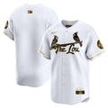 Men's St. Louis Cardinals 2024 City Connect Vapor Premier Limited Jersey - All Stitched - White Gold, Team