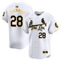 Men's St. Louis Cardinals 2024 City Connect Vapor Premier Limited Jersey - All Stitched - White Gold, Nolan Arenado