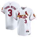 Men's St. Louis Cardinals 2024 City Connect Vapor Premier Limited Jersey - All Stitched - White, Metro Boomin