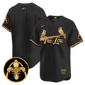 Men's St. Louis Cardinals 2024 City Connect Vapor Premier Limited Jersey V2 - All Stitched - Black Gold, Team