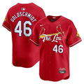 Men's St. Louis Cardinals 2024 City Connect Vapor Premier Limited Jersey V2 - All Stitched - Red, Paul Goldschmidt