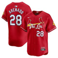 Men's St. Louis Cardinals 2024 City Connect Vapor Premier Limited Jersey V2 - All Stitched - Red, Nolan Arenado