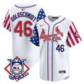 Men's St. Louis Cardinals 2024 Fourth of July Vapor Premier Limited Jersey - All Stitched - White, Paul Goldschmidt