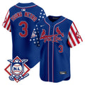 Men's St. Louis Cardinals 2024 Fourth of July Vapor Premier Limited Jersey - All Stitched - Royal, Metro Boomin