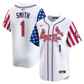 Men's St. Louis Cardinals 2024 Independence Day Vapor Premier Limited Jersey - All Stitched - White, Ozzie Smith