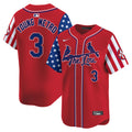 Men's St. Louis Cardinals 2024 Independence Day Vapor Premier Limited Jersey - All Stitched - Red, Metro Boomin