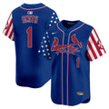 Men's St. Louis Cardinals 2024 Independence Day Vapor Premier Limited Jersey - All Stitched - Royal, Ozzie Smith