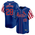 Men's St. Louis Cardinals 2024 Independence Day Vapor Premier Limited Jersey - All Stitched - Royal, Nolan Arenado