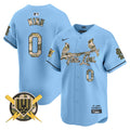 Men's St. Louis Cardinals Armed Forces Day Vapor Premier Limited Jersey - All Stitched - Light Blue, Masyn Winn
