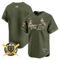 Men's St. Louis Cardinals Armed Forces Day Vapor Premier Limited Jersey - All Stitched - Green, Team