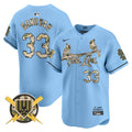 Men's St. Louis Cardinals Armed Forces Day Vapor Premier Limited Jersey - All Stitched - Light Blue, Brendan Donovan