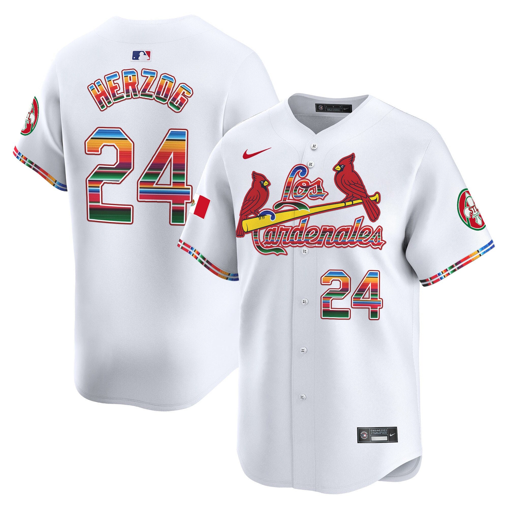 Men's St. Louis Cardinals Fiesta Cardenales Vapor Premier Limited Jersey - All Stitched