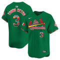 Men's St. Louis Cardinals Fiesta Cardenales Vapor Premier Limited Jersey - All Stitched - Green, Metro Boomin