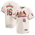 Men's St. Louis Cardinals Fiesta Cardenales Vapor Premier Limited Jersey - All Stitched - Cream, Nolan Gorman
