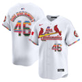 Men's St. Louis Cardinals Fiesta Cardenales Vapor Premier Limited Jersey - All Stitched - White, Paul Goldschmidt