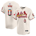 Men's St. Louis Cardinals Fiesta Cardenales Vapor Premier Limited Jersey - All Stitched - Cream, Masyn Winn
