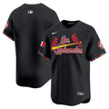 Men's St. Louis Cardinals Fiesta Cardenales Vapor Premier Limited Jersey - All Stitched - Black, Team