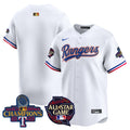 Men's Texas Rangers 2024 All Star Game Patch Vapor Premier Limited Jersey - All Stitched - White, Team