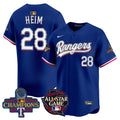 Men's Texas Rangers 2024 All Star Game Patch Vapor Premier Limited Jersey - All Stitched - Royal, Jonah Heim