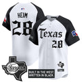 Men's Texas Rangers 'Gothic Frontier Edition' Vapor Premier Limited Jersey - All Stitched - Alternate, Jonah Heim