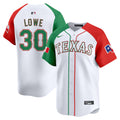 Men's Texas Rangers Mexico Vapor Premier Limited Jersey V2 - All Stitched - Alternate, Nathaniel Lowe