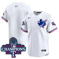 Men's Texas Rangers World Series Champions Vapor Premier Limited Jersey V3 - All Stitched - White, Team