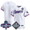 Men's Texas Rangers World Series Champions Vapor Premier Limited Jersey V4 - All Stitched - White, Team