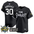 Men's The Sandlot Vapor Premier Limited Jersey - All Stitched - Black, Benny Rodriguez