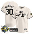 Men's The Sandlot Vapor Premier Limited Jersey - All Stitched - Cream, Benny Rodriguez
