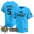 Men's The Sandlot Vapor Premier Limited Jersey - All Stitched - Light Blue, Squints