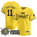 Men's The Sandlot Vapor Premier Limited Jersey - All Stitched - Yellow, Alan Yeah-Yeah