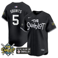 Men's The Sandlot Vapor Premier Limited Jersey - All Stitched - Black, Squints