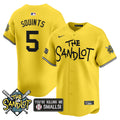 Men's The Sandlot Vapor Premier Limited Jersey - All Stitched - Yellow, Squints