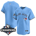 Men's Toronto Blue Jays 2025 American League Champions Vapor Premier Limited Jersey - All Stitched - Powder Blue, Team