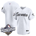 Men's Toronto Blue Jays 2025 World Series Vapor Premier Limited Jersey - Gothic North Edition - All Stitched - White, Team