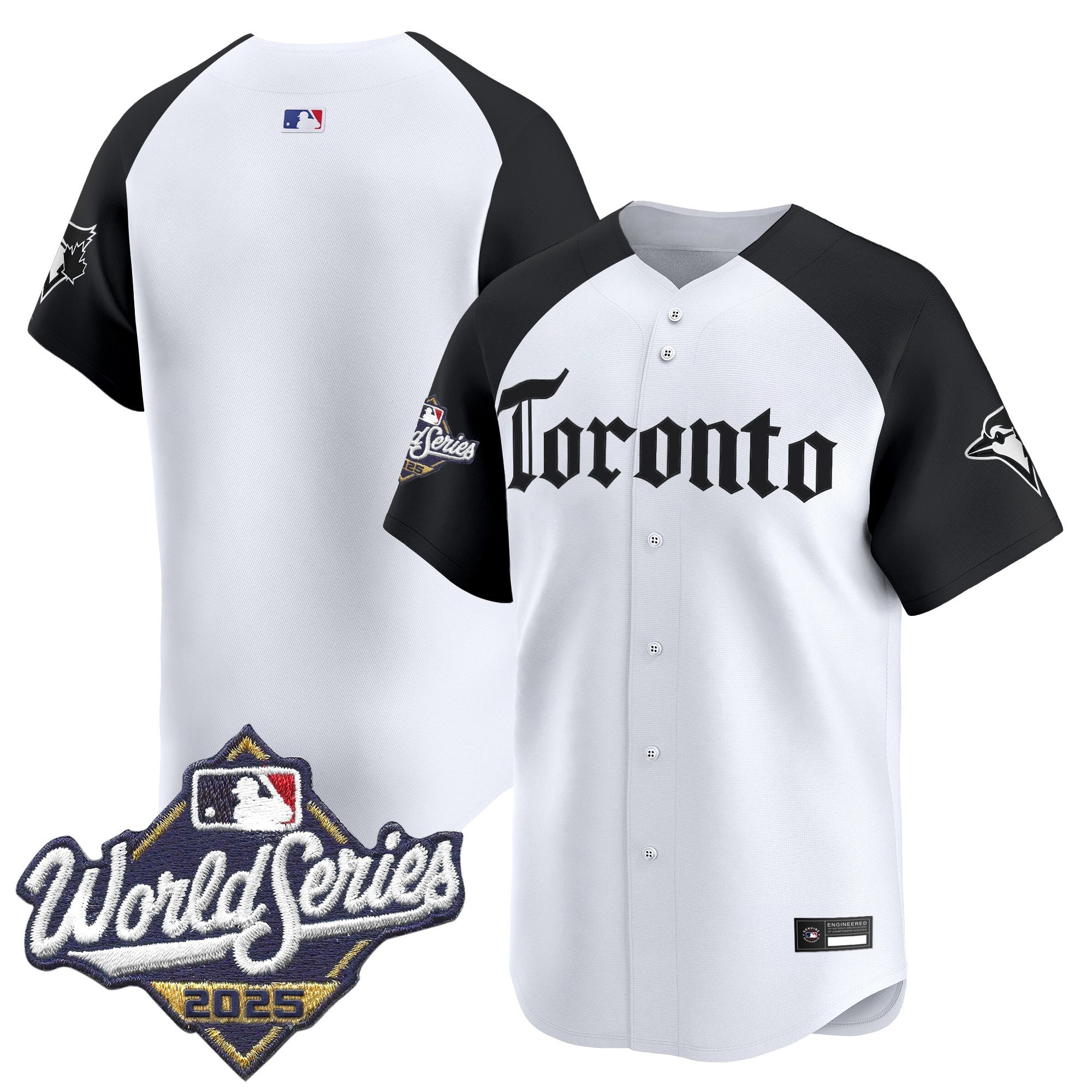 Men's Toronto Blue Jays 2025 World Series Vapor Premier Limited Jersey - Gothic North Edition - All Stitched - Alternate, Team