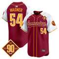 Men's Washington Commanders 90th Anniversary Patch Vapor Premier Limited Jersey - All Stitched - Burgundy Alternate, Bobby Wagner