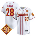 Men's Washington Commanders 90th Anniversary Patch Vapor Premier Limited Jersey - All Stitched - White, Darrell Green