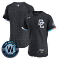 Men's Dodgers Mexico 2024 World Series Champions Vapor Premier Limited Jersey - All Stitched - White, Mookie Betts