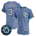 Men's Dodgers Mexico 2024 World Series Champions Vapor Premier Limited Jersey - All Stitched - Alternate, Vin Scully