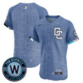 Men's Dodgers Mexico 2024 World Series Champions Vapor Premier Limited Jersey - All Stitched - Red, Yamamoto
