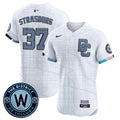 Men's Dodgers Mexico 2024 World Series Champions Vapor Premier Limited Jersey - All Stitched - White, Kike Hernandez