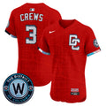 Men's Dodgers Mexico 2024 World Series Champions Vapor Premier Limited Jersey - All Stitched - Green, Tommy Edman