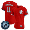 Men's Dodgers Mexico 2024 World Series Champions Vapor Premier Limited Jersey - All Stitched - Green, Team