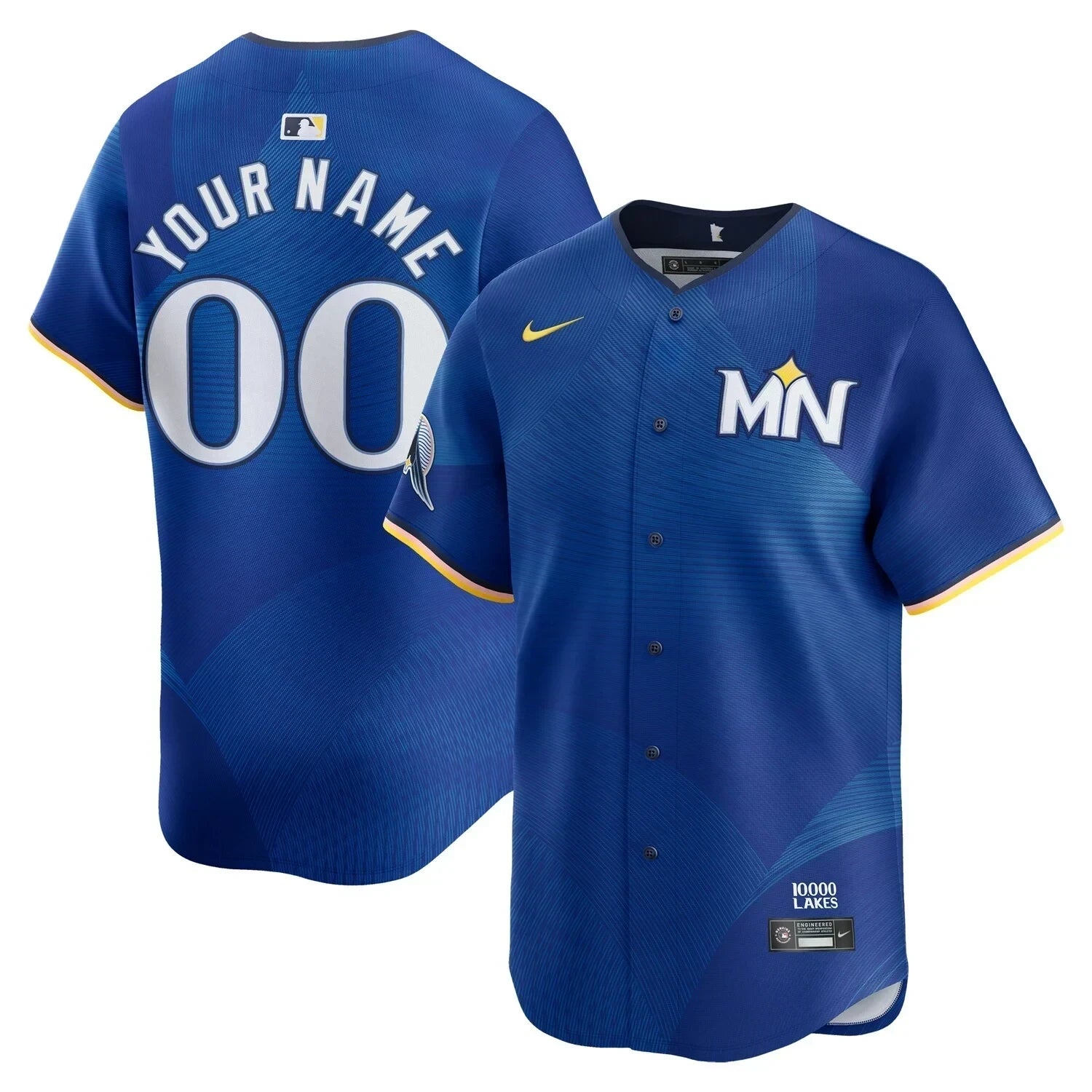 Minnesota Twins Royal 2024 City Connect Limited Custom Jersey - All Stitched - Men, Limited