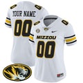 Missouri Tigers Vapor Limited Custom Jersey - All Stitched - Women, White