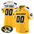 Missouri Tigers Vapor Limited Custom Jersey - All Stitched - Men, Gold Alternate